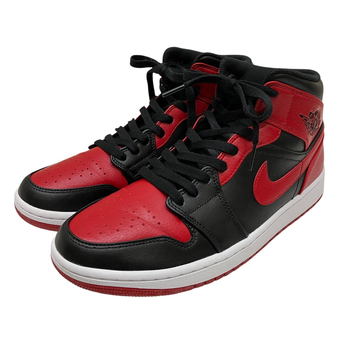 NIKE(ナイキ) Air Jordan 1 Mid Bredハイカットスニーカー554724