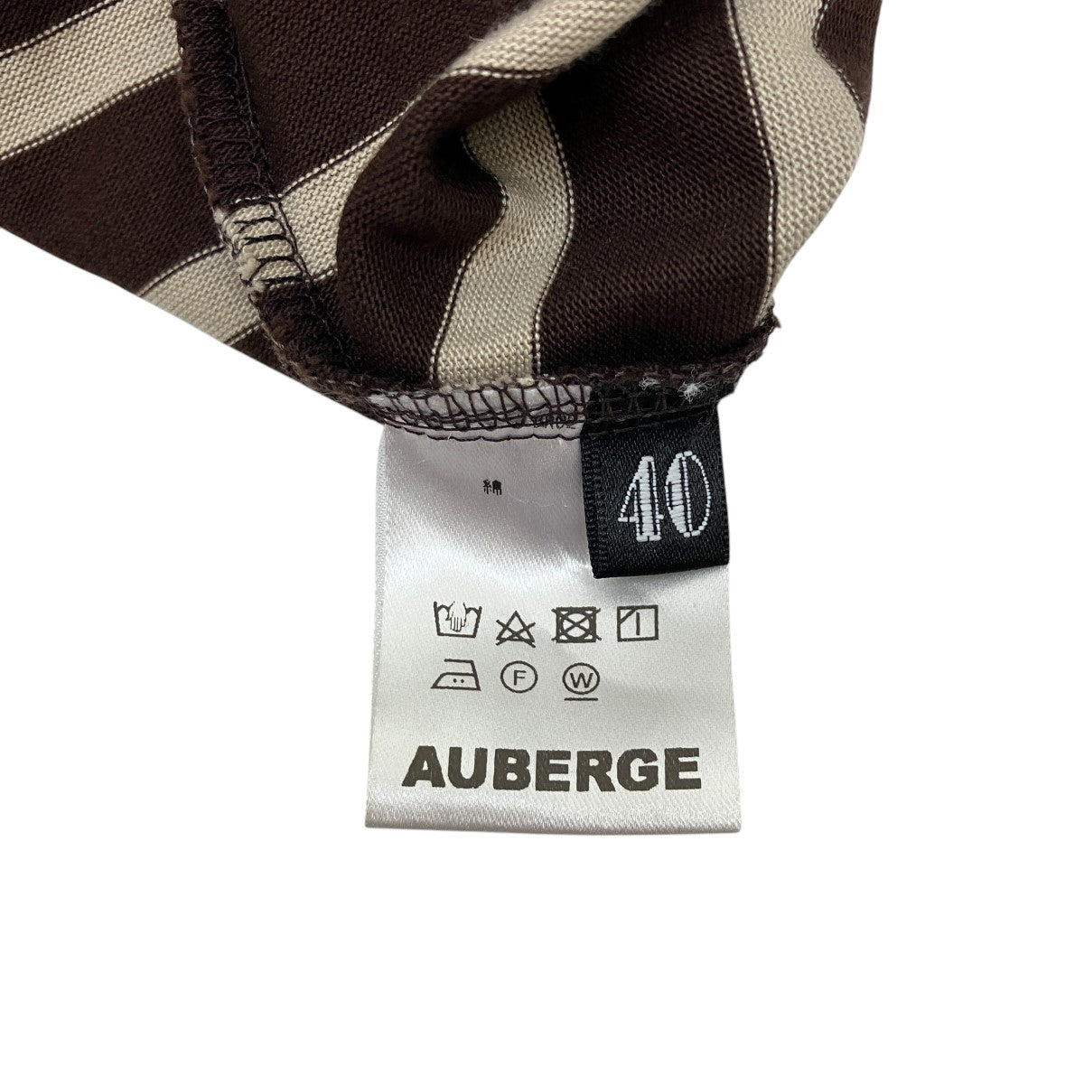 AUBERGE COCOボーダー長袖Tシャツ 古着・中古-5枚目のアイテム画像