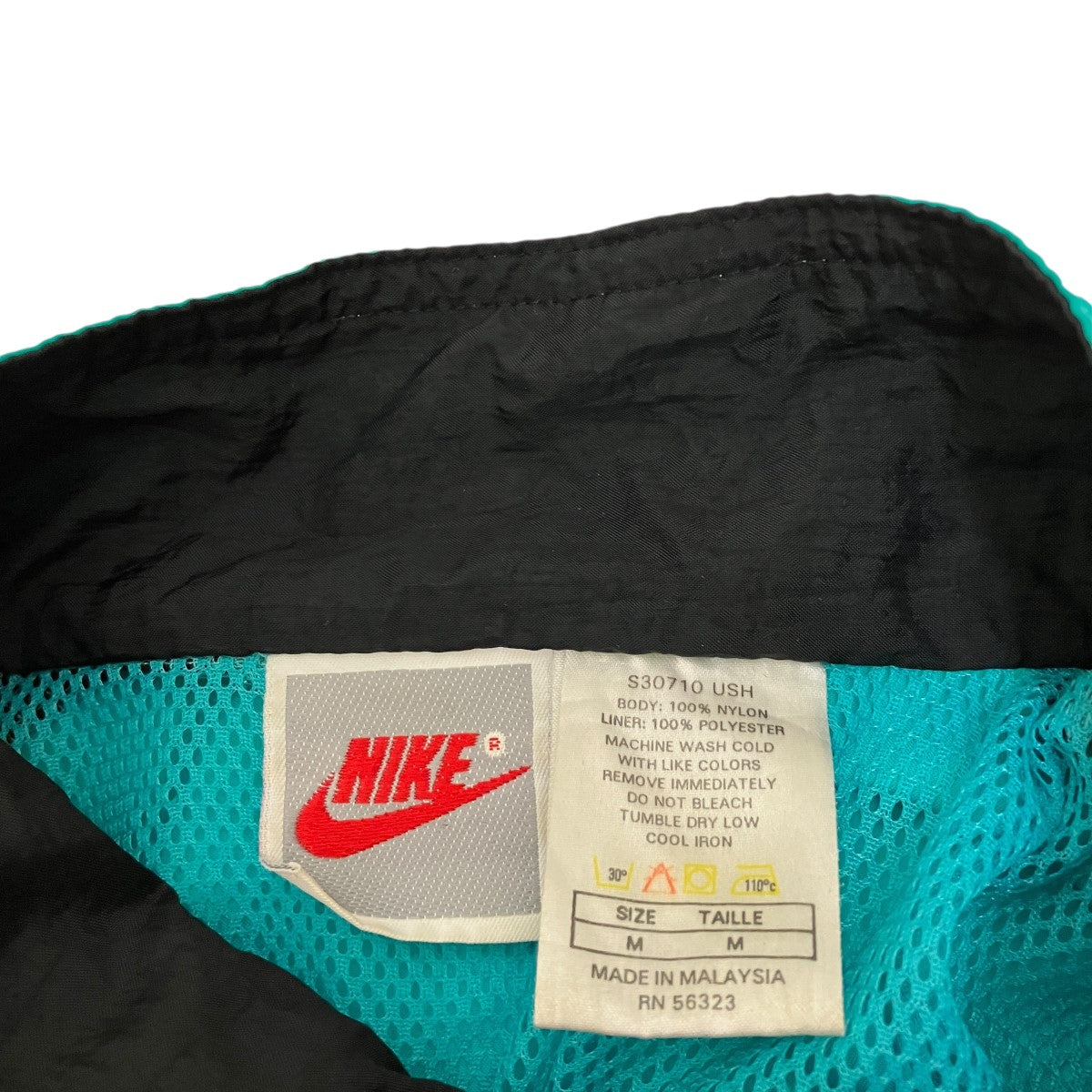 NIKE(ナイキ) 90's Vintageナイロンジャケット ブラック×ブルー