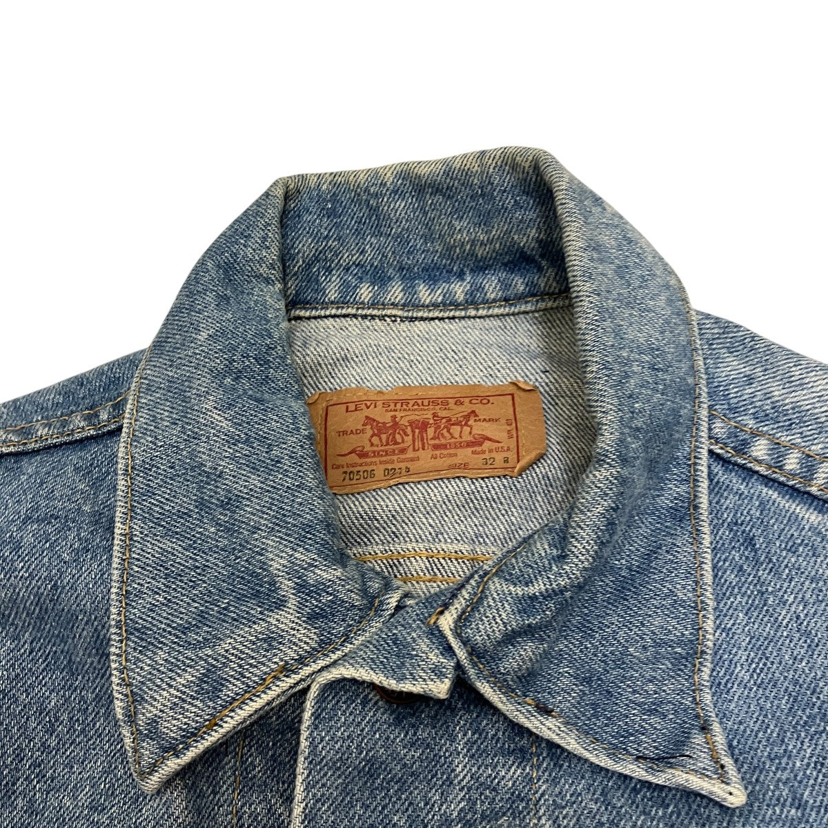 LEVI’S 70506 90’ｓ Vintageデニムジャケット 古着・中古-5枚目のアイテム画像