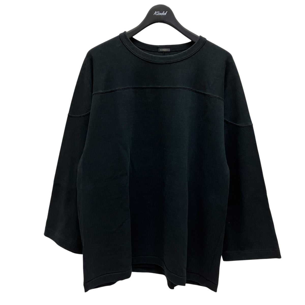 COMOLI コモリ フットボールT 23SS サイズ3 フェードブラック