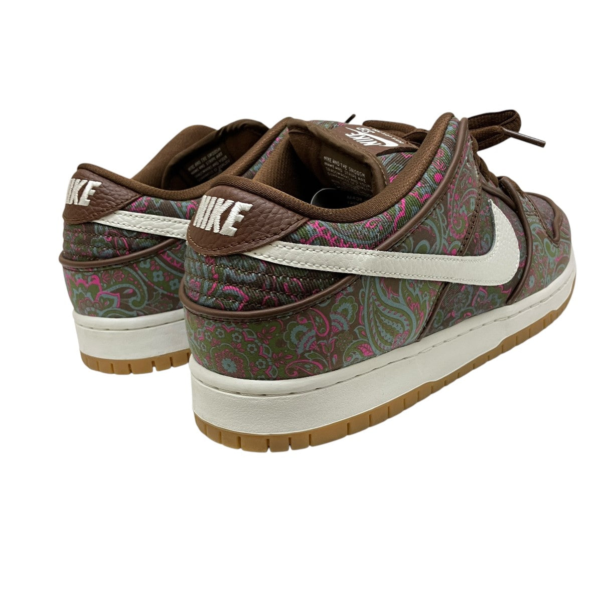 NIKE SB(ナイキSB) Dunk Low PRM Brown Paisleyローカット