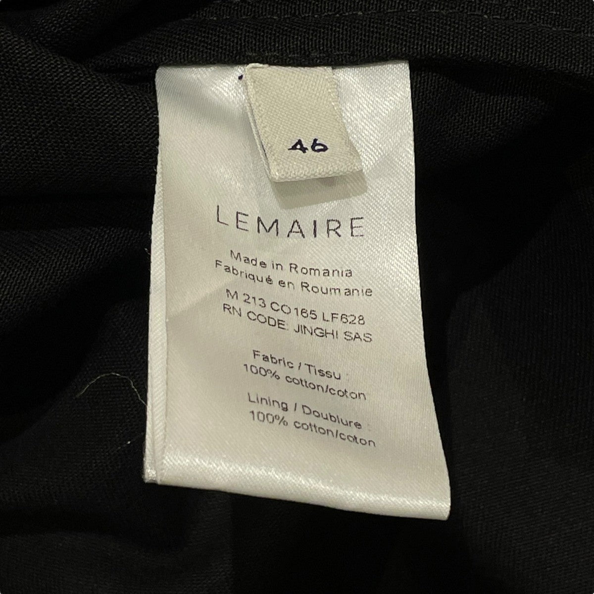 LEMAIRE(ルメール) コートKO-TO KO-TO ブラック サイズ SIZE 46 LEMAIRE(ルメール) コートKO-TO KO-TO ブラック サイズ SIZE 46