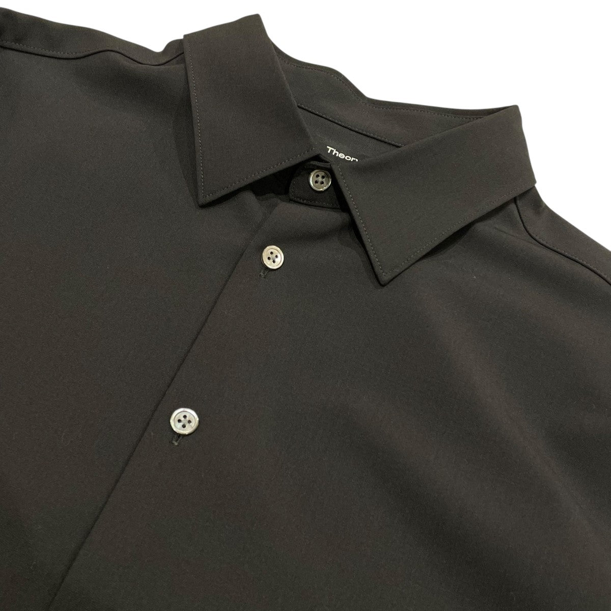 theory◆Tシャツ/M/レーヨン/BLK/09-5101002-050-904// theory(セオリー) カラーシャツ09-5108502-050-904 09-5108502