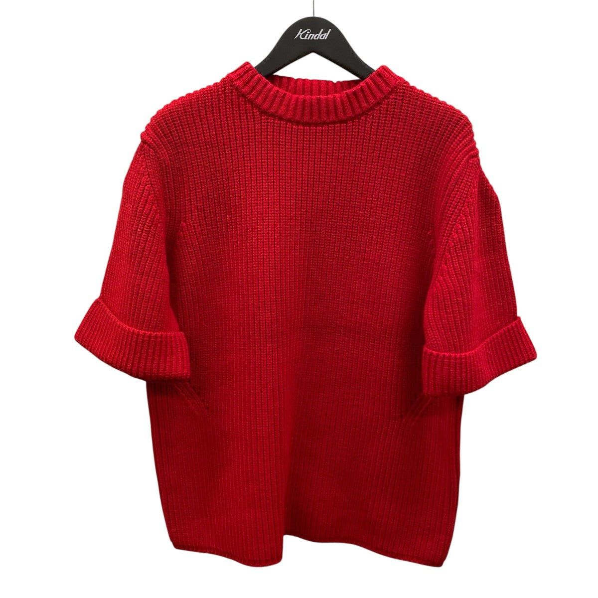 CLANE(クラネ) OVER HALF SLEEVE KNIT TOPSハーフスリーブニット