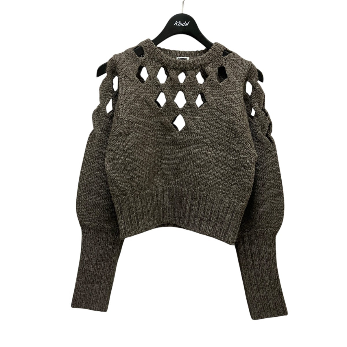 H BEAUTY&YOUTH ウールアルパカブレンドショートニットベスト H BEAUTY＆YOUTH(エイチビューティアンドユース) ウールアルパカ