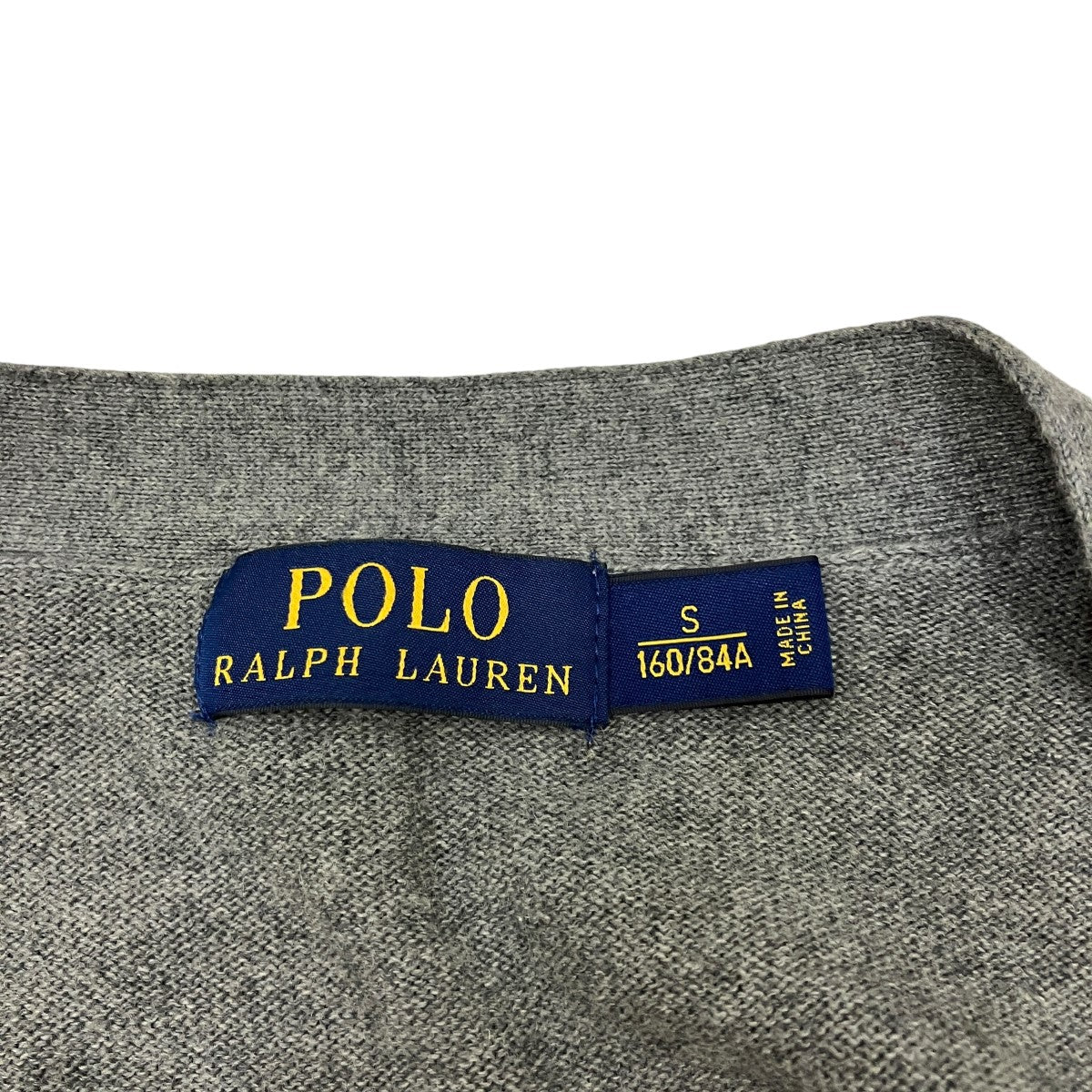 POLO RALPH LAUREN(ポロラルフローレン) ニットカーディガン グレー