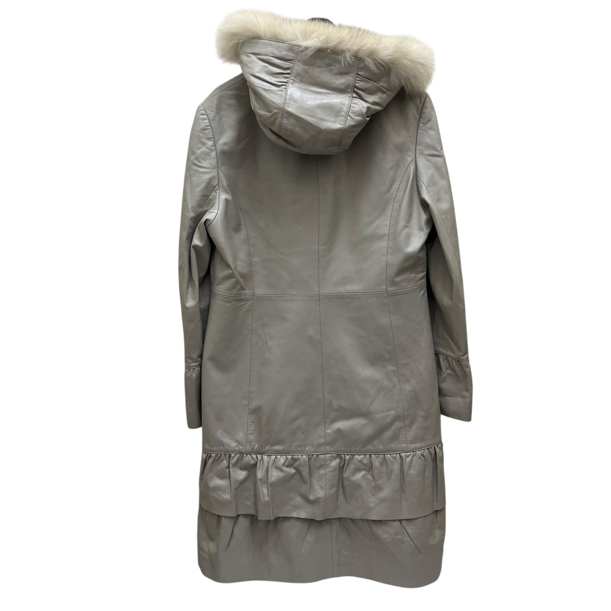 BALMAIN(バルマン) シープレザーコート1256 1256 ベージュ サイズ 9