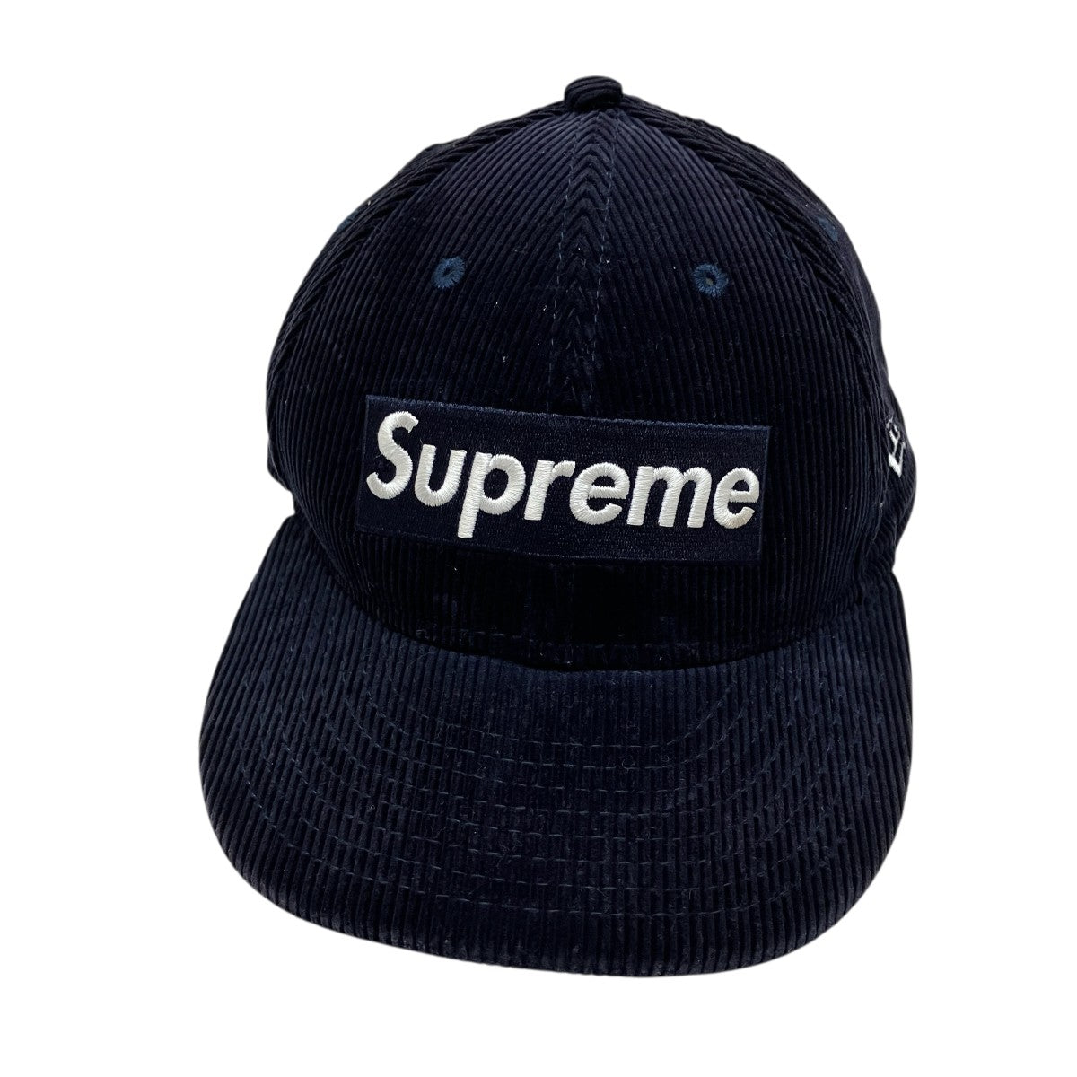 Supreme 59FIFTY ネイビーキャップ Supreme シュプリーム 21AW × New Era No Comp Box Logo