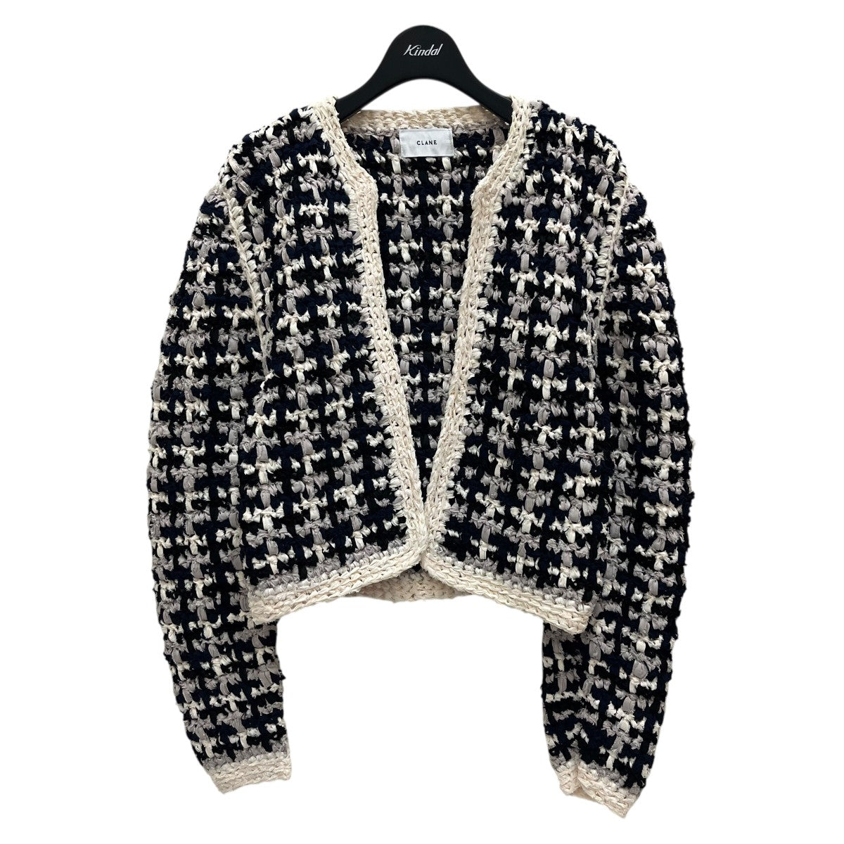 CLANE(クラネ) VINTAGE TAPE HAND KNIT CARDIGANカーディガン16106