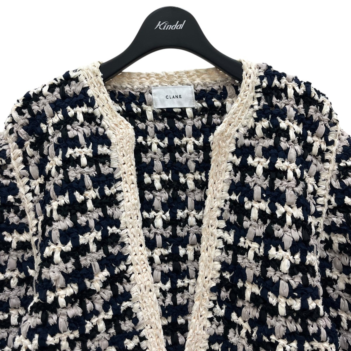 CLANE VINTAGE TAPE HAND KNIT CARDIGANカーディガン16106-2012 古着・中古-3枚目のアイテム画像