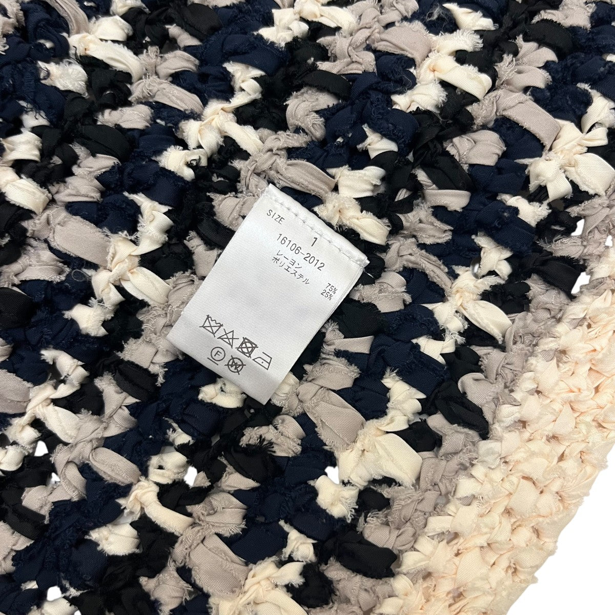 CLANE(クラネ) VINTAGE TAPE HAND KNIT CARDIGANカーディガン16106