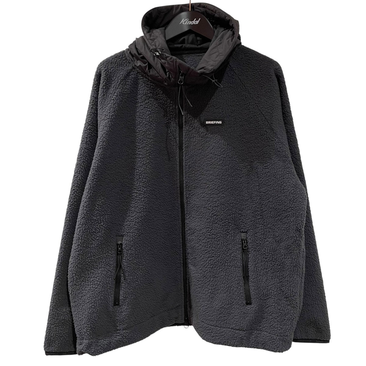 ブリーフィング ：ストームフリースパーカー BRIEFING(ブリーフィング) ジップアップジャケット STORMFLEECE