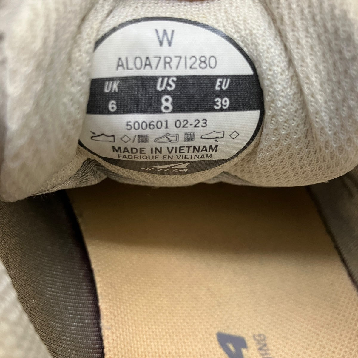 ALTRA スニーカー500601 02-23 古着・中古-8枚目のアイテム画像