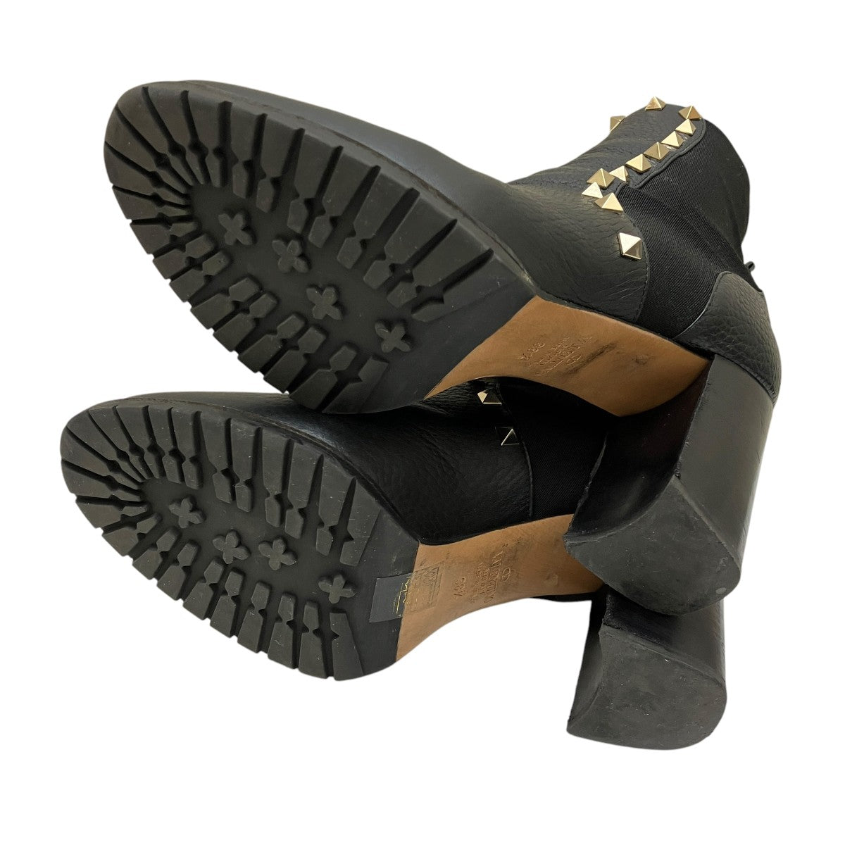 VALENTINO ロックスタッズブーツブーツ 古着・中古-4枚目のアイテム画像