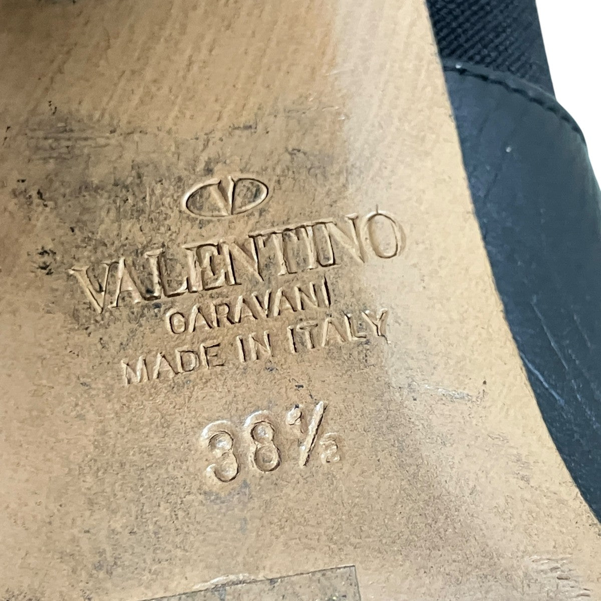 VALENTINO(ヴァレンチノ) ロックスタッズブーツブーツ ブラック サイズ