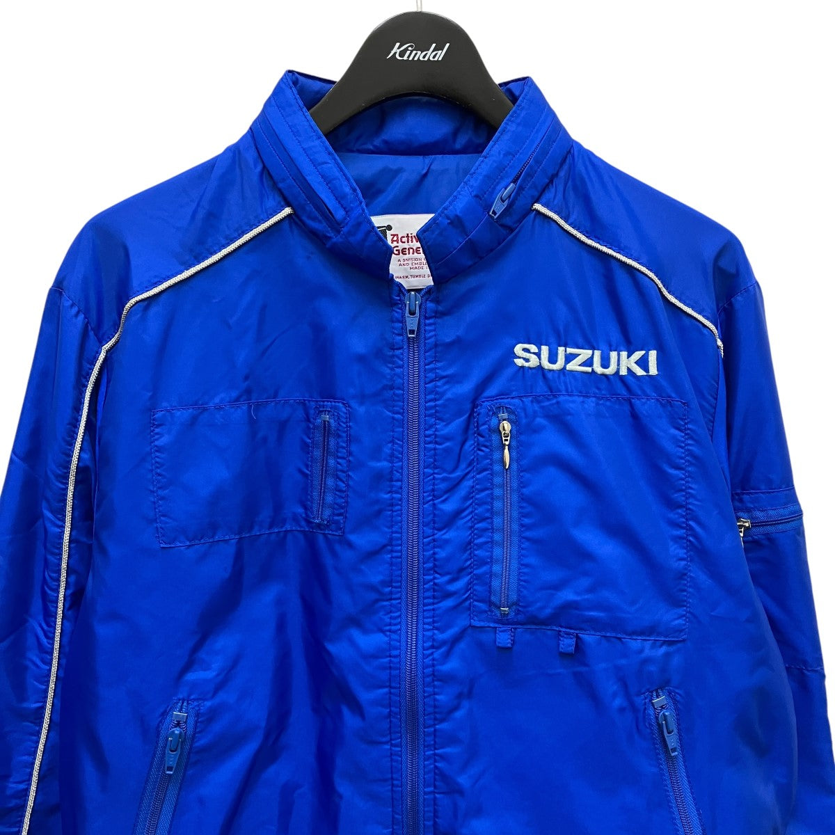 Active Generation 90’s vintage SUZUKIナイロンジャケット 古着・中古-3枚目のアイテム画像