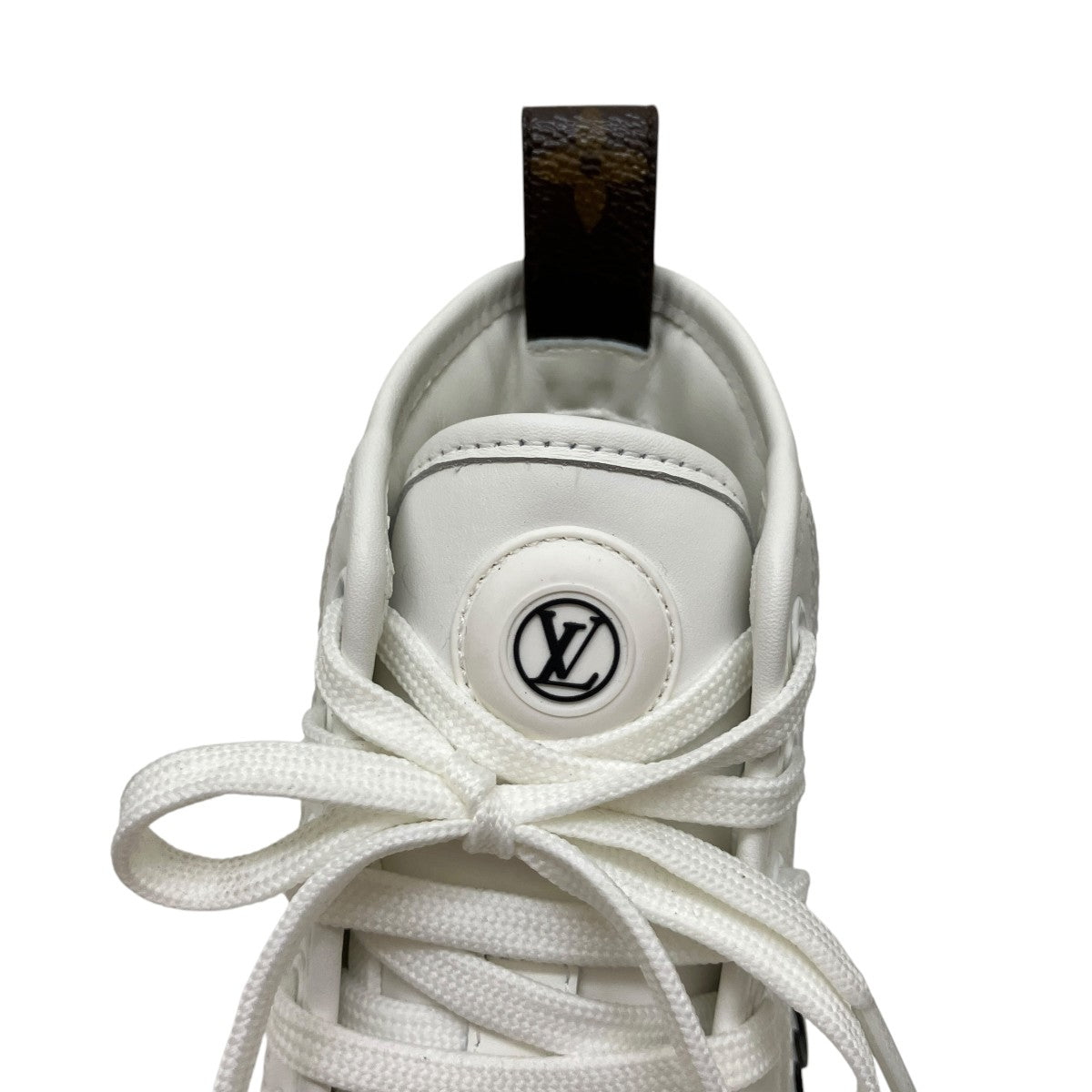 ヴィトン　スニーカー　美品 LOUIS VUITTON(ルイヴィトン) スクァッドラインハイカットスニーカー