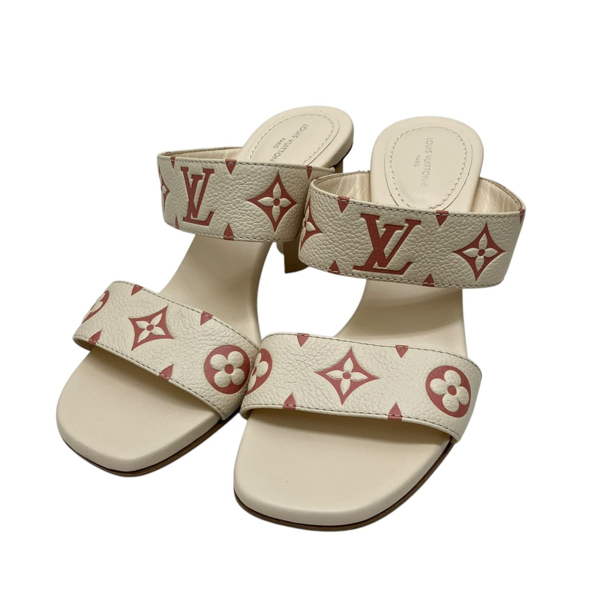 LOUIS VUITTON アンプラントシルエットラインミュールサンダルモノグラム柄サンダルMA1212 古着・中古-1枚目のアイテム画像