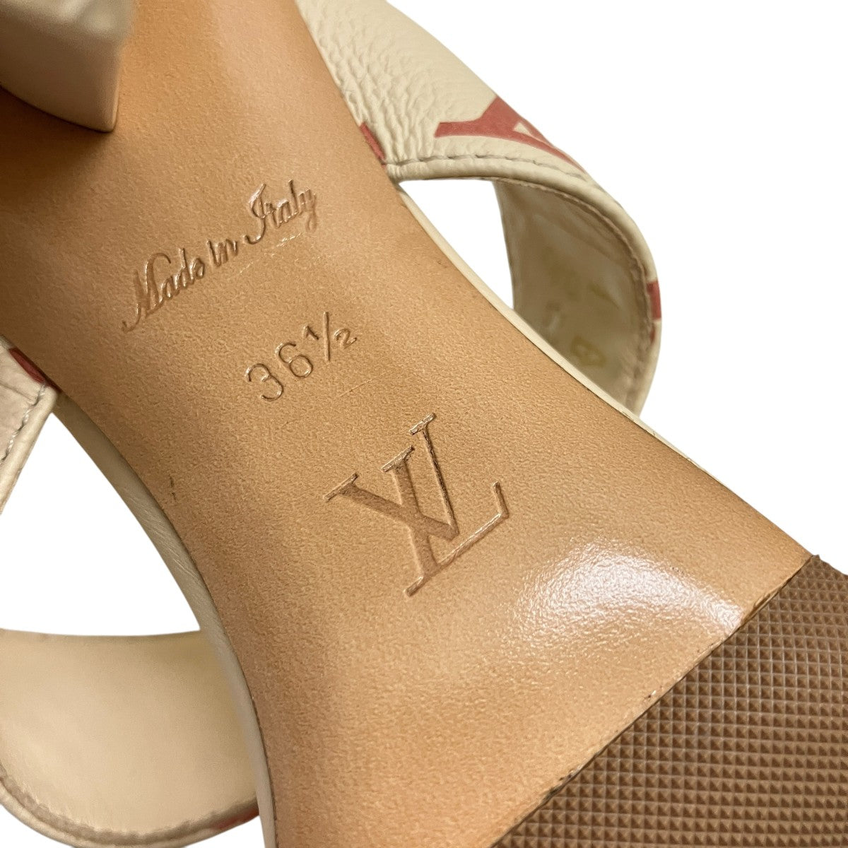 LOUIS VUITTON アンプラントシルエットラインミュールサンダルモノグラム柄サンダルMA1212 古着・中古-7枚目のアイテム画像