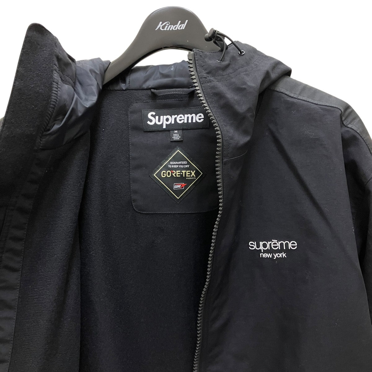 Supreme GORE-TEX Stripe Hooded Jacket Black | eBay