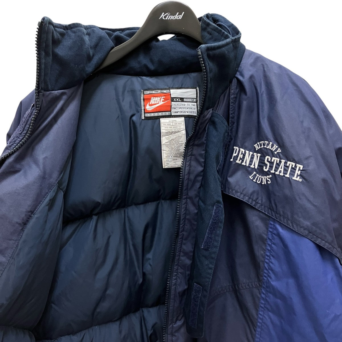 NIKE 90S vintage中綿ジャケット 古着・中古-3枚目のアイテム画像