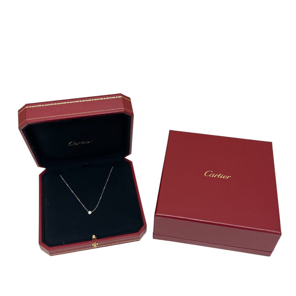 Cartier(カルティエ) ダムール ネックレスk18ダイヤネックレス