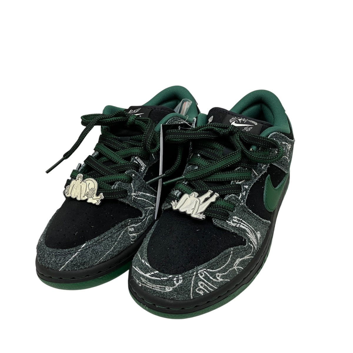 NIKE SB Dunk Low Pro Anthracite and Gorge GreenスニーカーHF7743-001 古着・中古-1枚目のアイテム画像