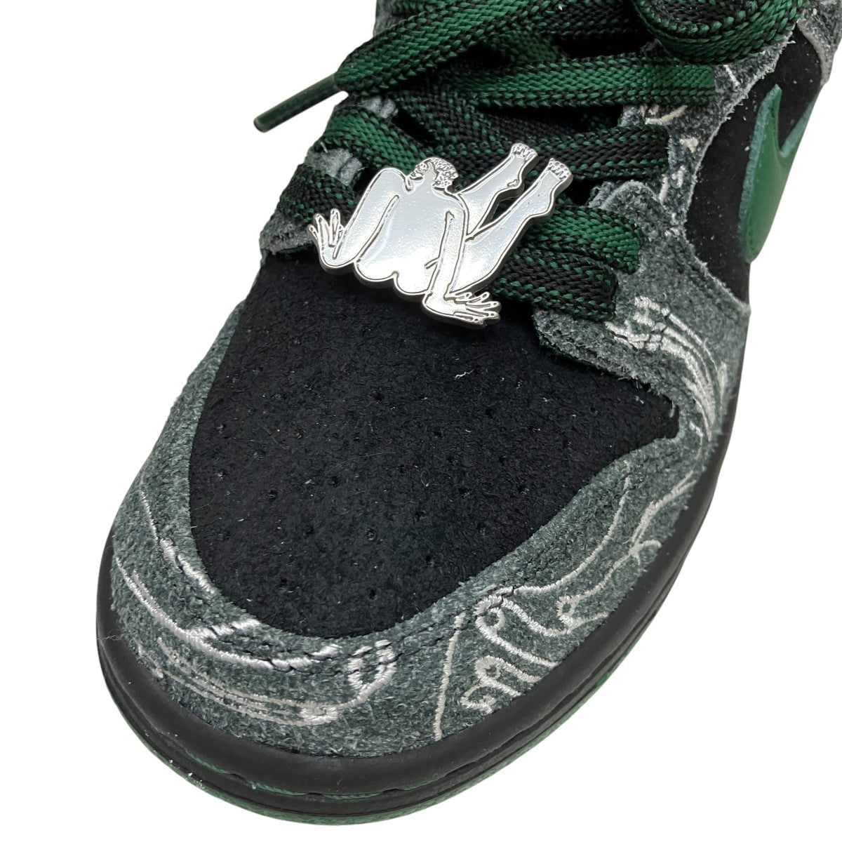 NIKE SB Dunk Low Pro Anthracite and Gorge GreenスニーカーHF7743-001 古着・中古-4枚目のアイテム画像