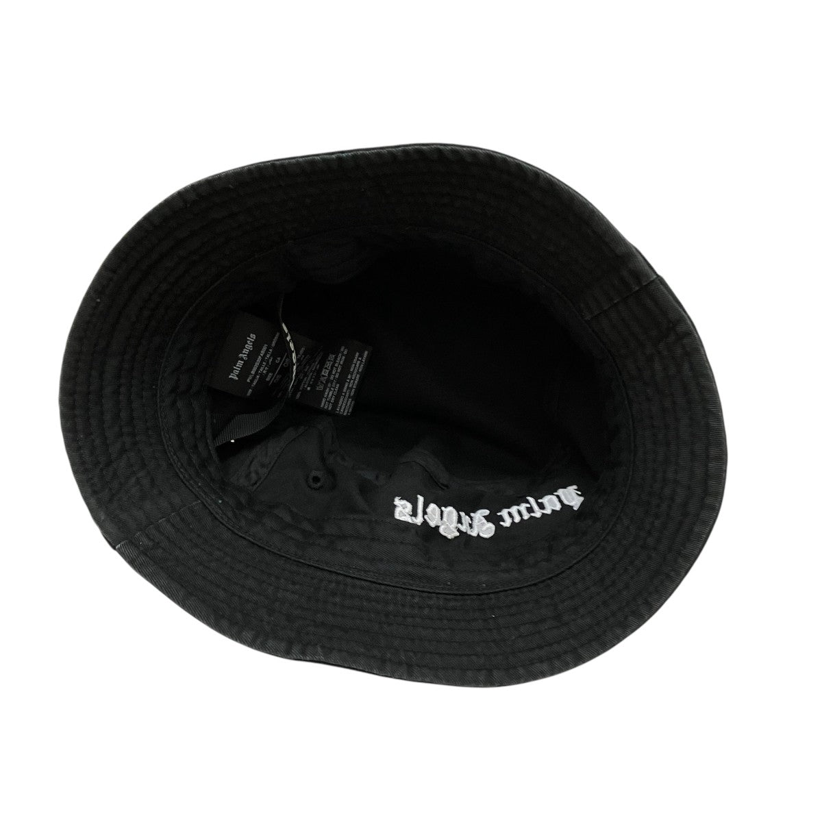 PALM ANGELS/ストライプバケットハット Palm Angels 】LOGO BUCKET HAT バケットハット