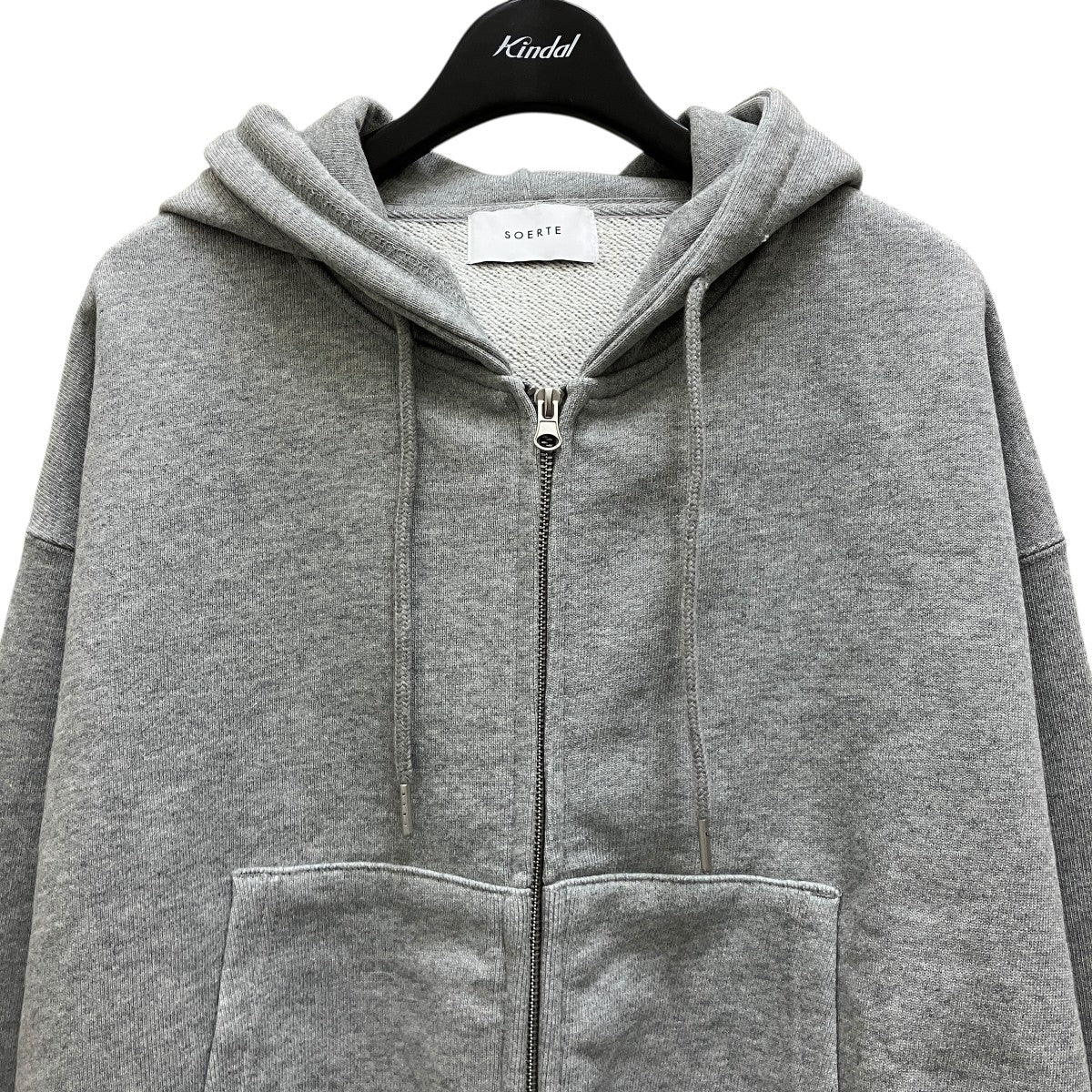 ソエルテ soerte ジップパーカー SOWUF0824001 グレー サイズ：1 soerte(ソエルテ) ジップパーカーSOWUF0824001 SOWUF0824001