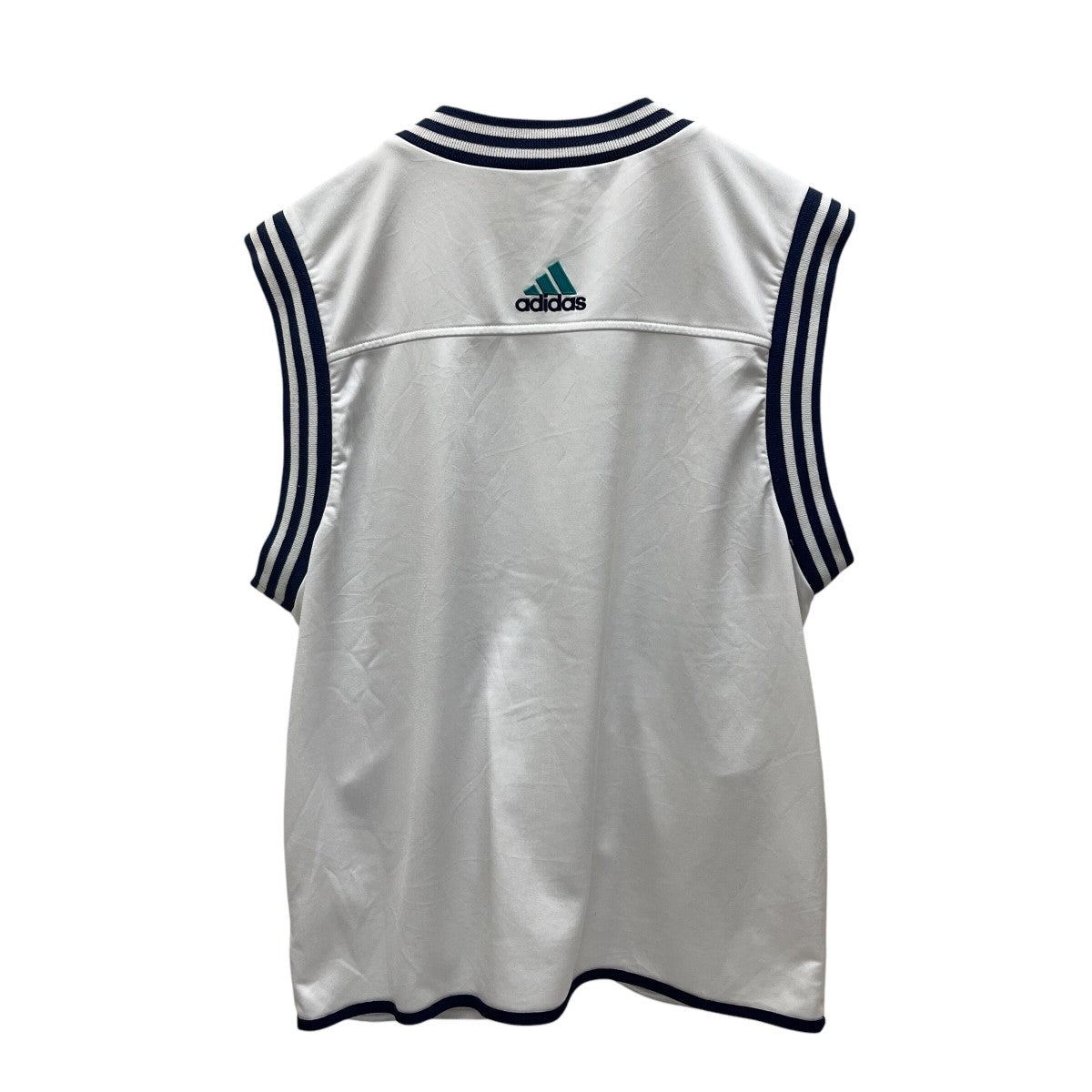 adidas 90S vintageジップベスト 古着・中古-2枚目のアイテム画像
