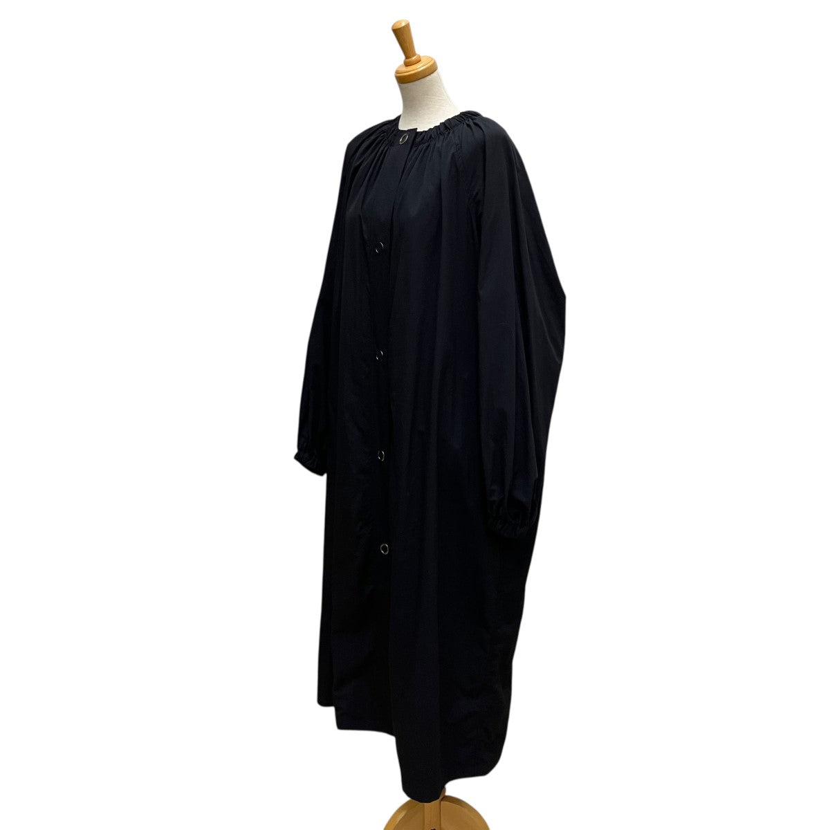 【新品】LOHEN リングドットバックレイヤードコート　BLACK ローヘン LOHEN リングドットバックレイヤードコート 黒