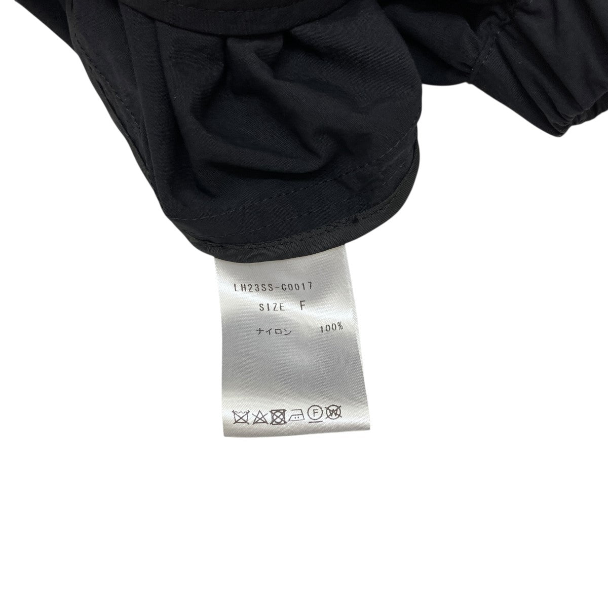 ローヘン LOHEN リングドットバックレイヤードコート 黒