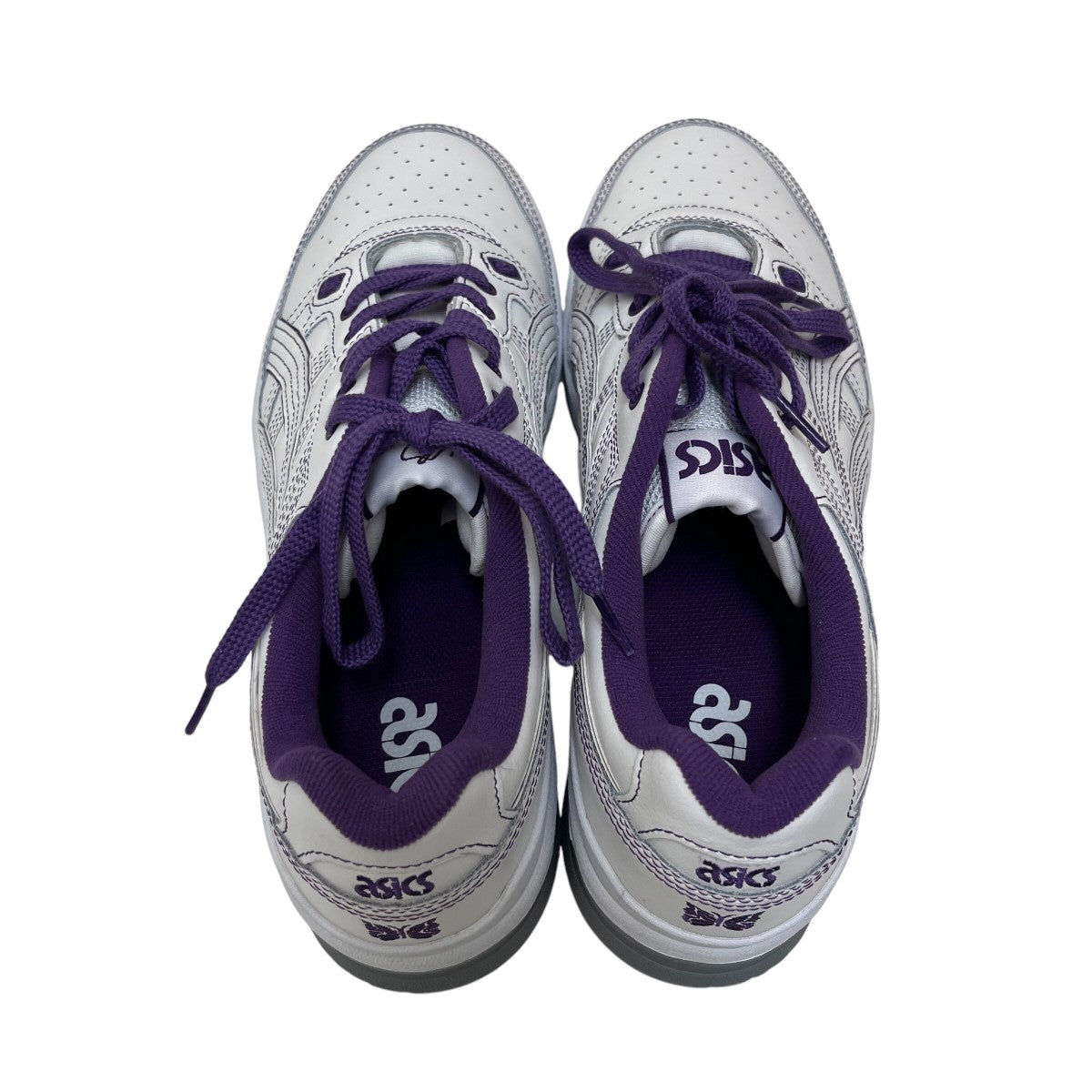 asics×Needles EX89ローカットスニーカー ホワイト×パープル