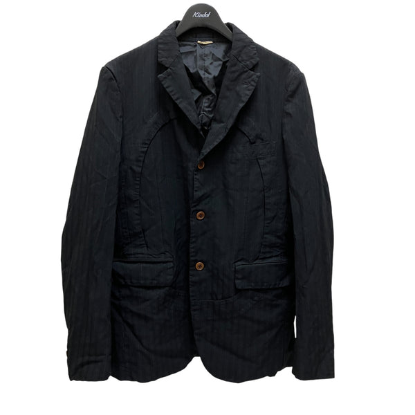HOMME DEUX テーラードジャケット L 黒 ストライプ 8009001985462_1_grande.jpg?v=
