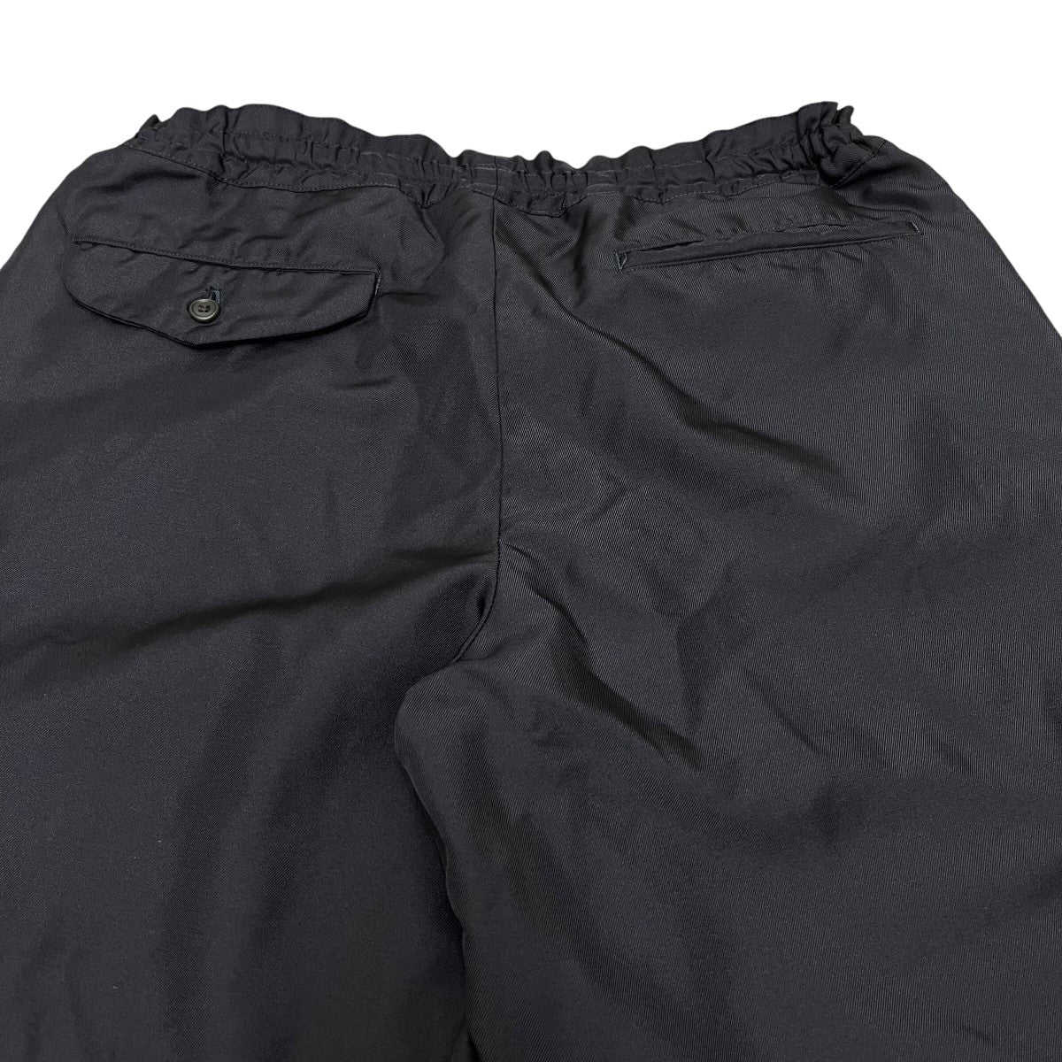 コムデギャルソンオムドゥ　ポリエステル製品染めパンツ　ダークネイビー COMME des GARCONS HOMME DEUX コムデギャルソンオムドゥ 18AW