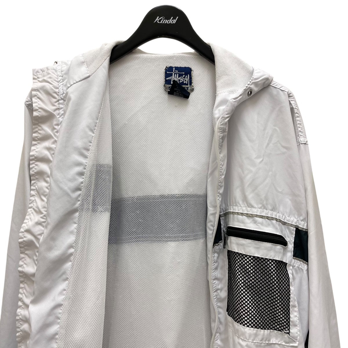 stussy(ステューシー) 90'svintage USAウィンドブレーカー ホワイト