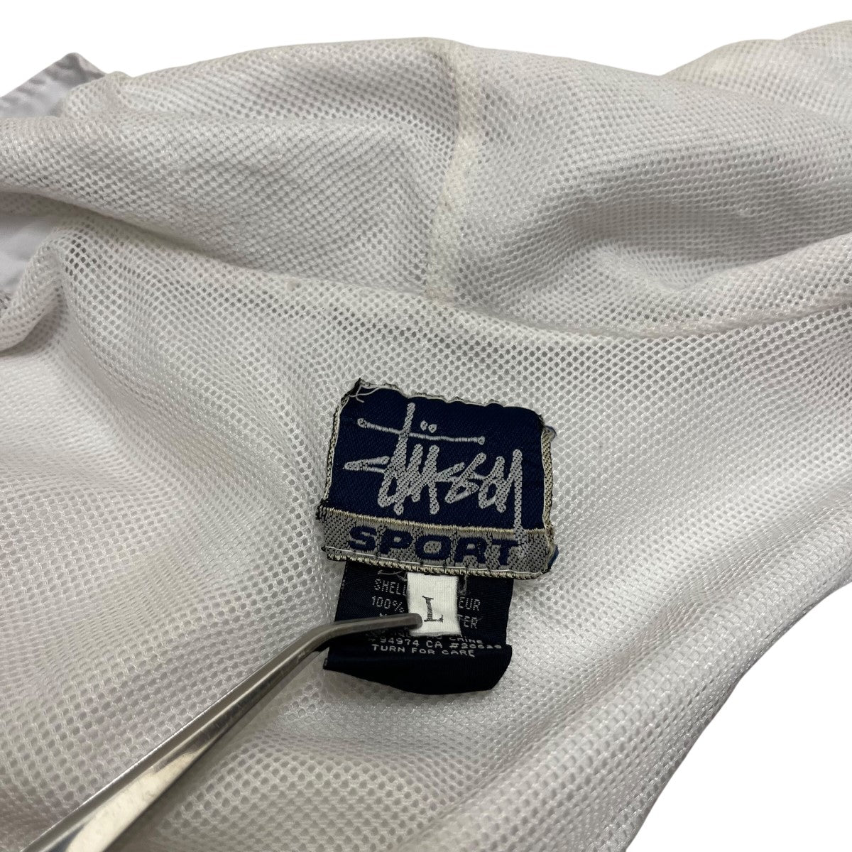 stussy(ステューシー) 90'svintage USAウィンドブレーカー ホワイト