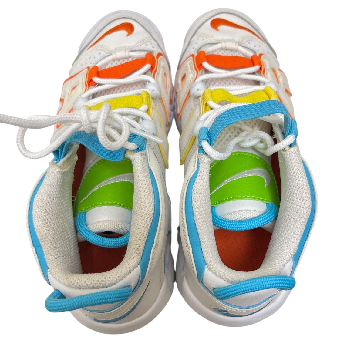 NIKE(ナイキ) MORE UPTEMPO GS WHITEハイカットスニーカーFJ4624