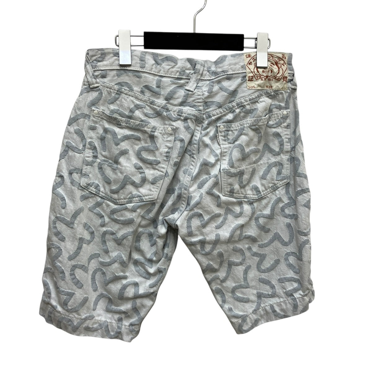 Lil mosey着用 EVISU 総柄 ハーフパンツ W36