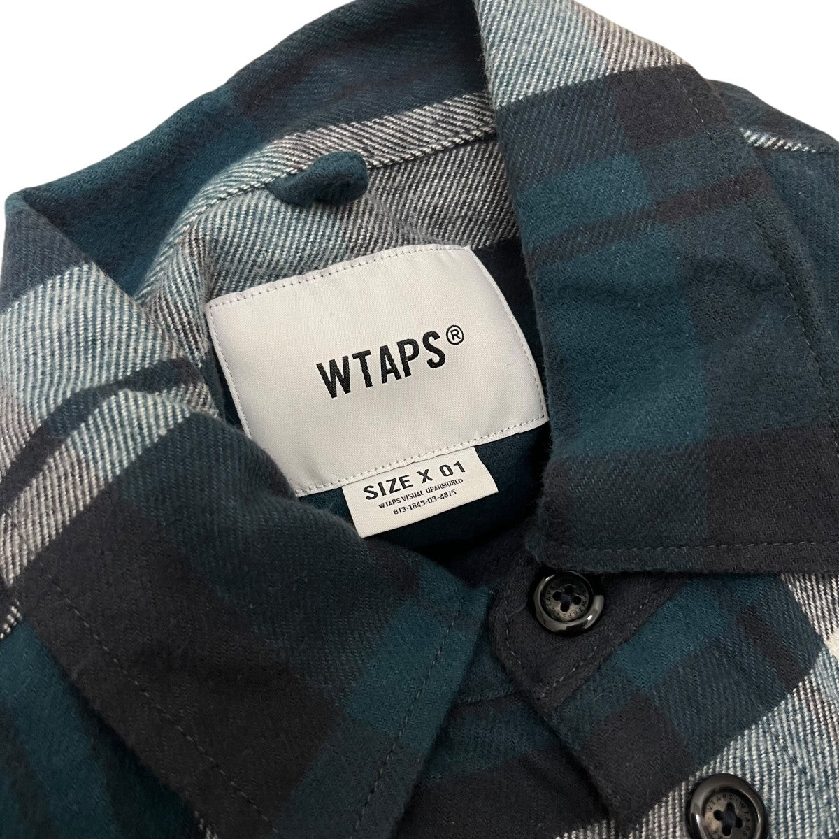 WTAPS(ダブルタップス) Flannel． Textile Greenチェック