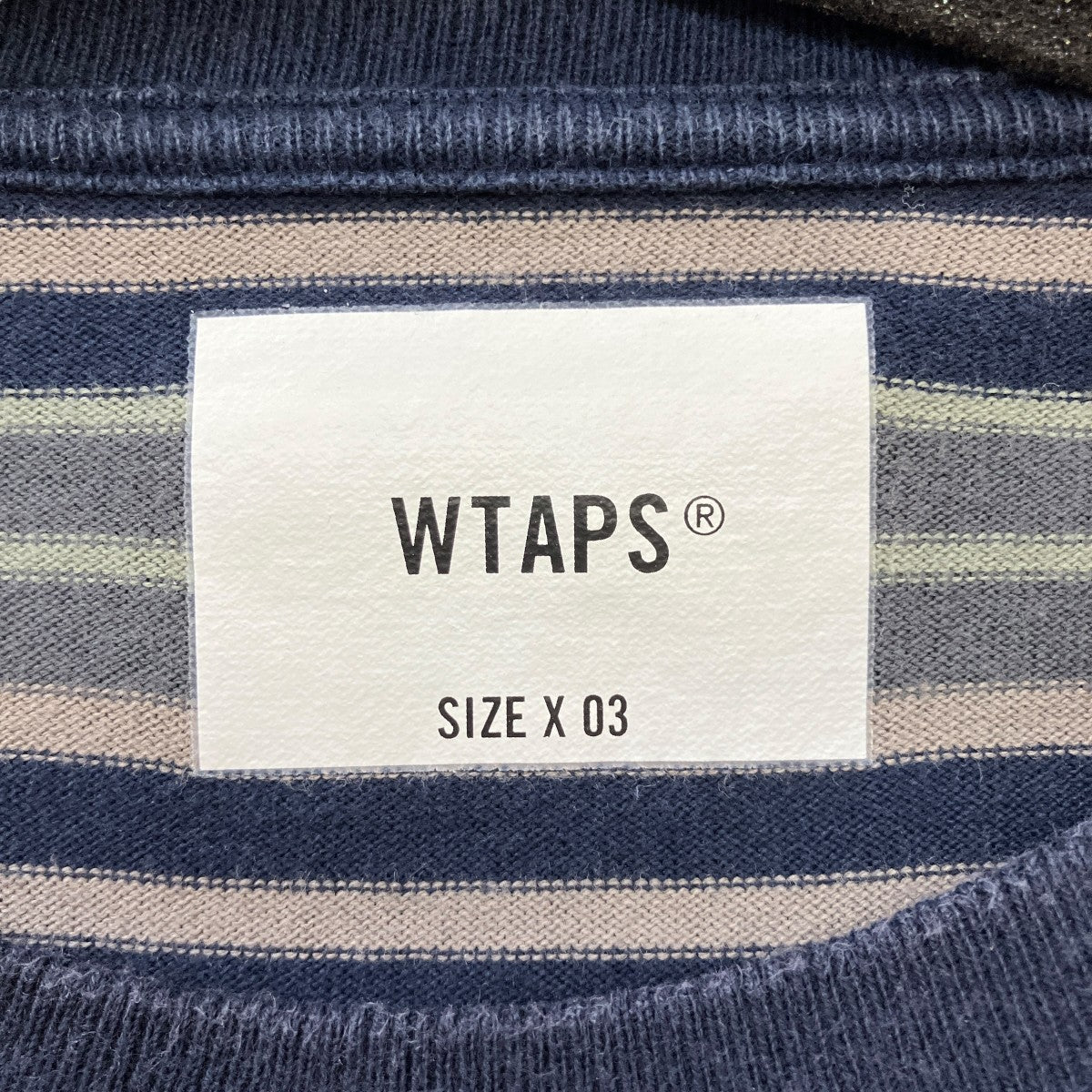 【新品・L】WTAPS ボーダーTシャツ221ATDT-CSM29 BLUE 新品・L】WTAPS ボーダーTシャツ221ATDT-CSM29 BLUE - メルカリ