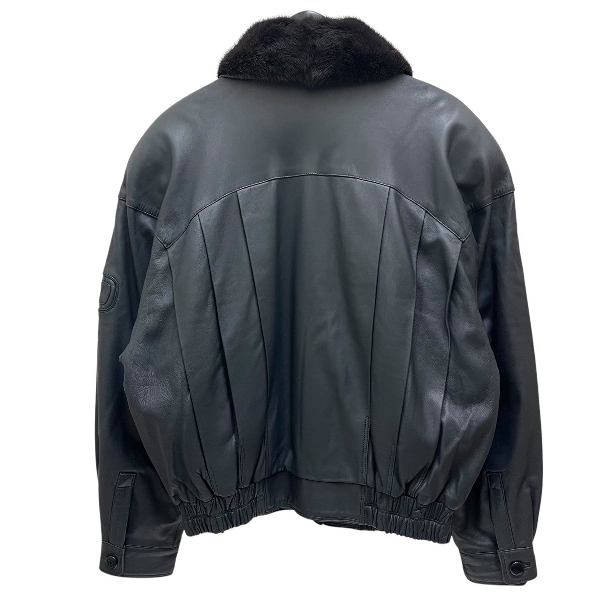 ジャケット・アウター PIERRE BALMAIN PARIS PIERRE BALMAIN(ピエールバルマン) レザージャケット グレー サイズ L