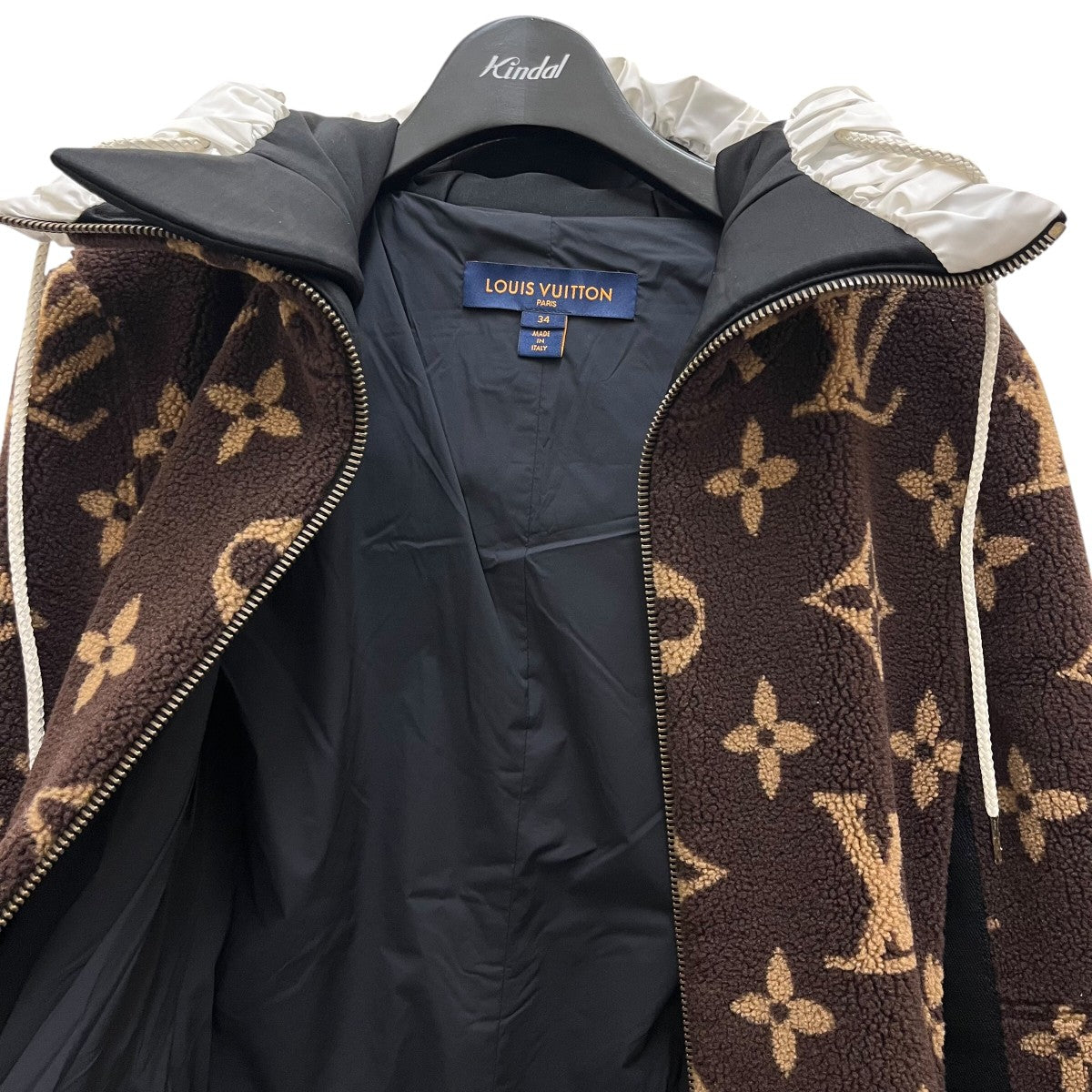 LOUIS VUITTON(ルイヴィトン) ボアジャケット ブラウン サイズ 34
