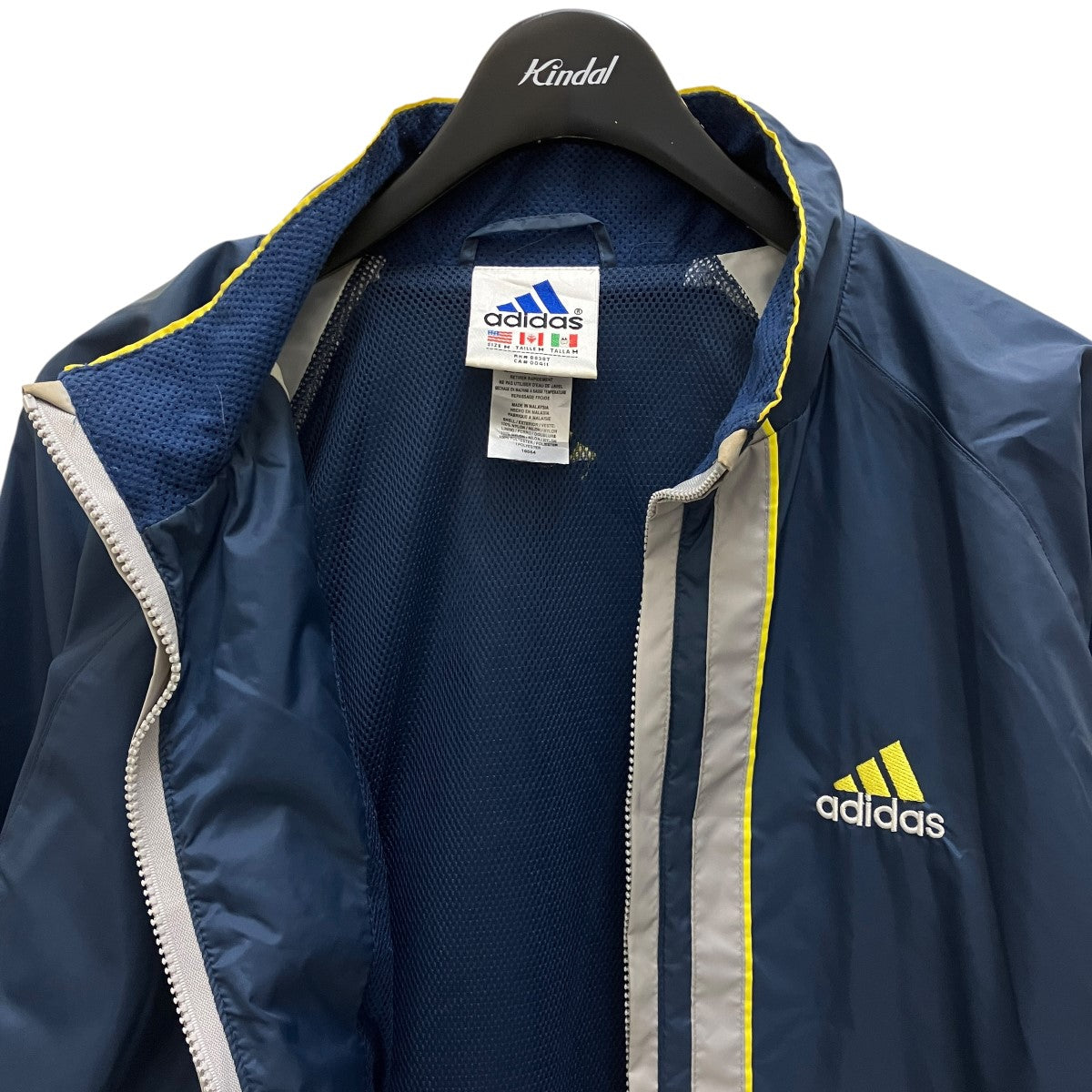 adidas 90’s vintageナイロンジャケット 古着・中古-3枚目のアイテム画像
