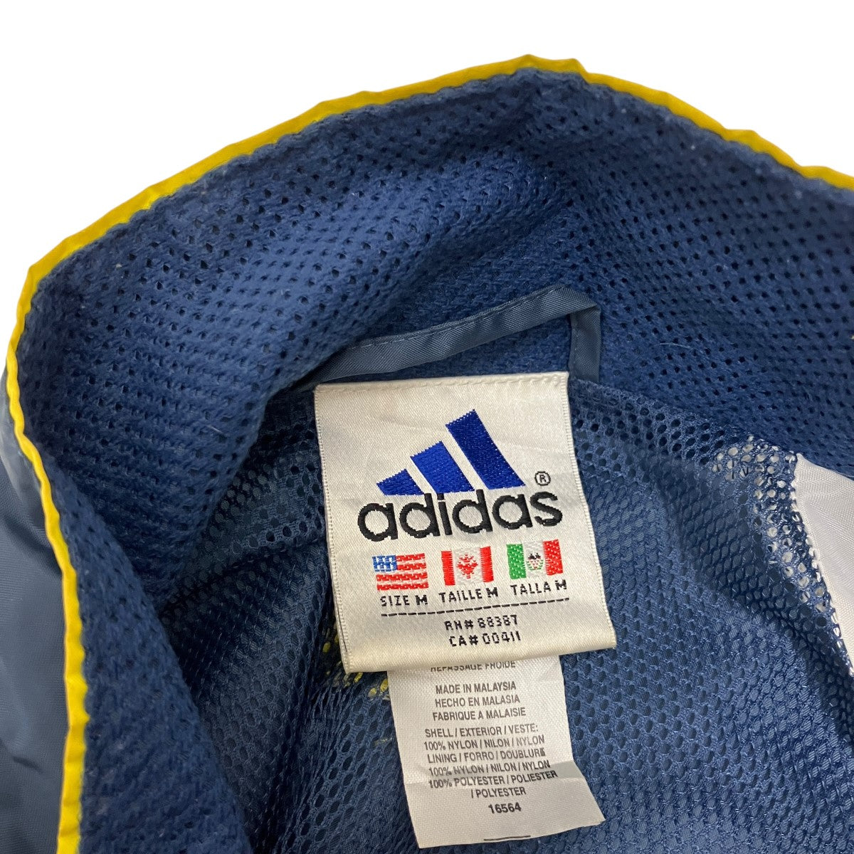adidas 90’s vintageナイロンジャケット 古着・中古-5枚目のアイテム画像