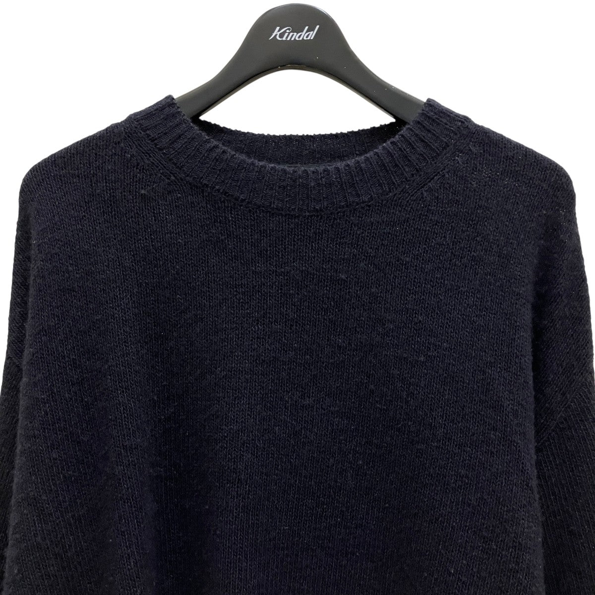 comoli カシミヤクルーネックニット　ブラウン　サイズ3 COMOLI | カシミヤクルーネックニット（brown）- BARD