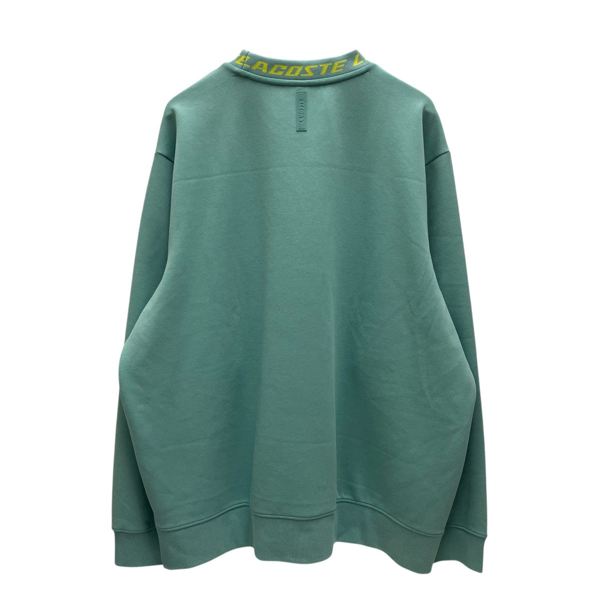 Lサイズ LACOSTE ラコス テ糸巻きタグカーディガン IZOD 水色 LACOSTE(ラコステ) IZOD 青ワニ 糸巻タグカーディガン レッド