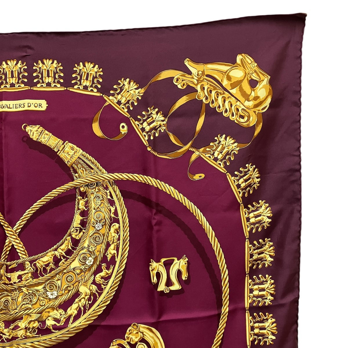 HERMES 黄金の騎士 LES CAVALIERS D’ORカレ90 古着・中古-3枚目のアイテム画像